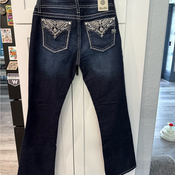 Miss Me - Dark Wash Boot Cut Jeans - 31/32 - Picture 2 of 7